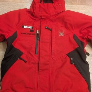 Spyder Kids Red and Black Jacket